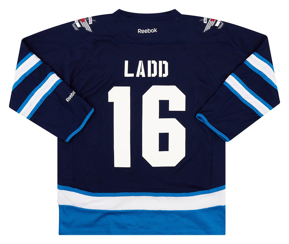 2011-16 WINNIPEG JETS LADD #16 REEBOK REPLICA JERSEY (HOME) Y 2 JETH1101Back