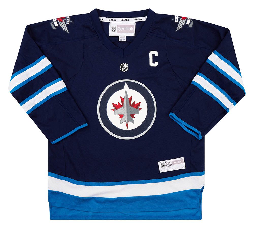 2011-16 WINNIPEG JETS LADD #16 REEBOK REPLICA JERSEY (HOME) Y 1 JETH1101Front