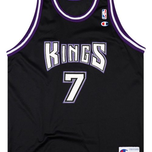1995-98 SACRAMENTO KINGS HURLEY #7 CHAMPION JERSEY (AWAY) XL