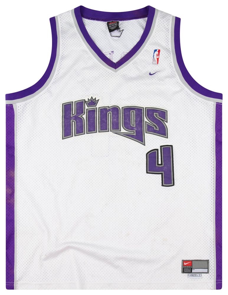 2002-04 SACRAMENTO KINGS WEBBER #4 NIKE SWINGMAN JERSEY (HOME) XXL 1 KNGH0206Front