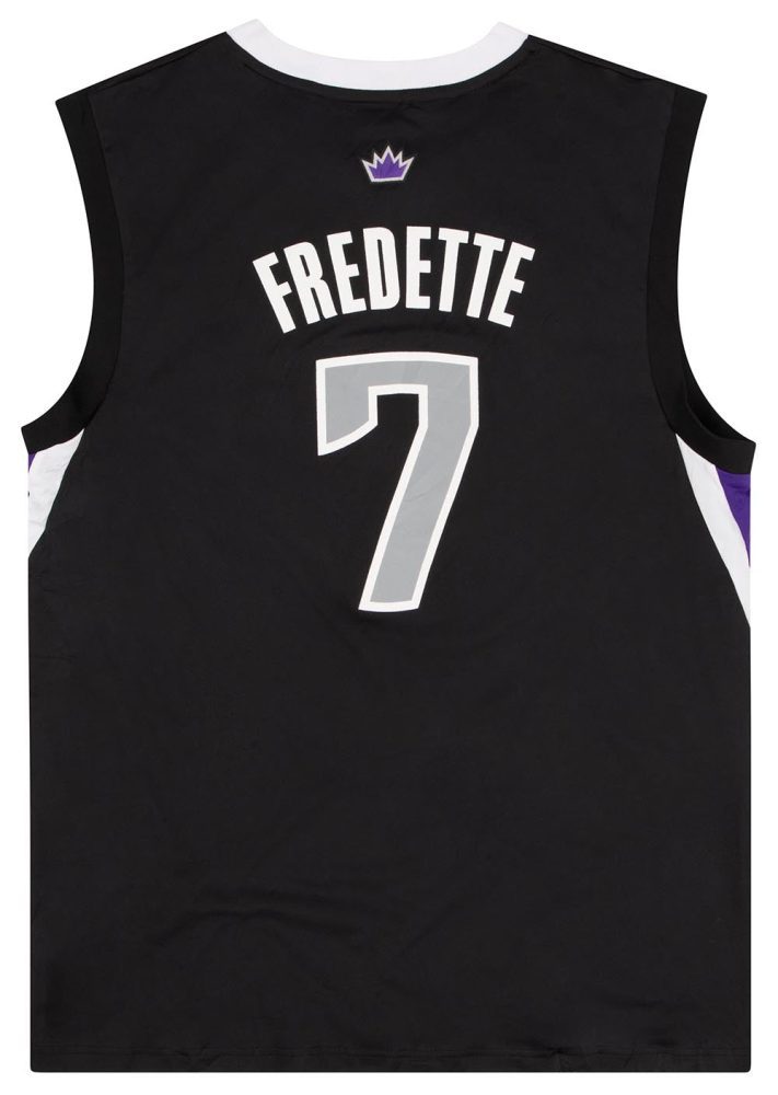 2011-14 SACRAMENTO KINGS FREDETTE #7 ADIDAS JERSEY (ALTERNATE) L 2 KNGT1101Back