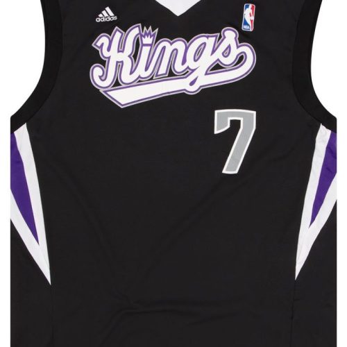 2011-14 SACRAMENTO KINGS FREDETTE #7 ADIDAS JERSEY (ALTERNATE) L
