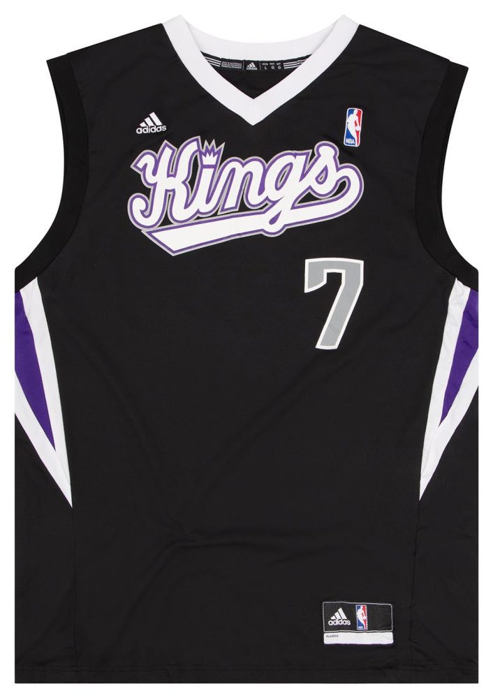 2011-14 SACRAMENTO KINGS FREDETTE #7 ADIDAS JERSEY (ALTERNATE) L 1 KNGT1101Front