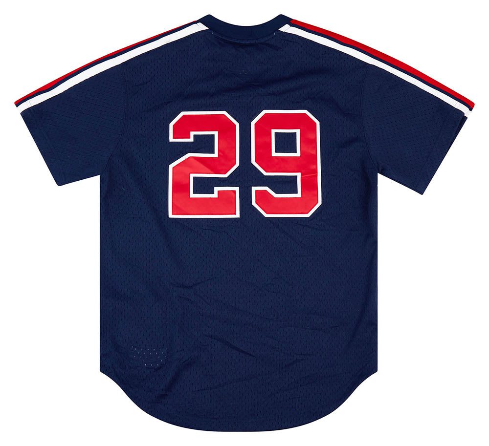 1984 CALIFORNIA ANGELS CAREW #29 MITCHELL & NESS JERSEY (AWAY) M 2 LAAACC01Back