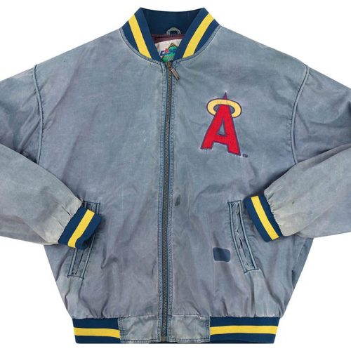 1990-96 CALIFORNIA ANGELS CAMPRI JACKET L