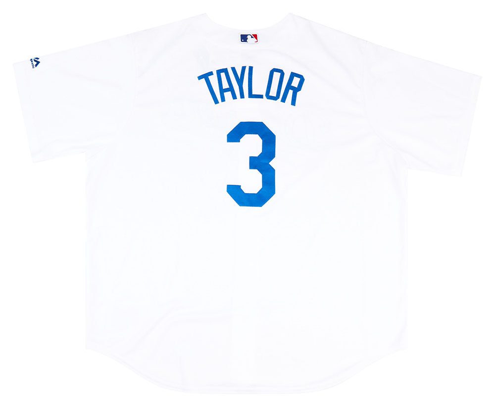 2016-19 LA DODGERS TAYLOR #3 MAJESTIC JERSEY (HOME) XXL - W/TAGS 2 LADH1601Back