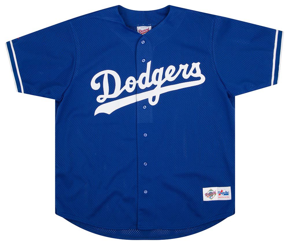 1990's LA DODGERS MAJESTIC DIAMOND COLLECTION TRAINING JERSEY XL 1 LADTR9001Front