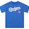 2008 LA DODGERS MAJESTIC TEE M 2 LADTS0802Front