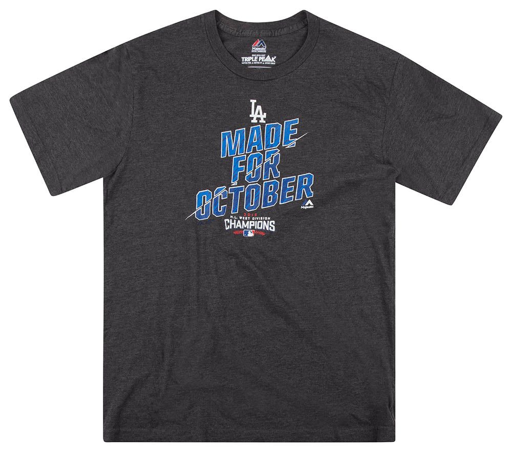2016 LA DODGERS MAJESTIC GRAPHIC TEE L 1 LADTS1601Front