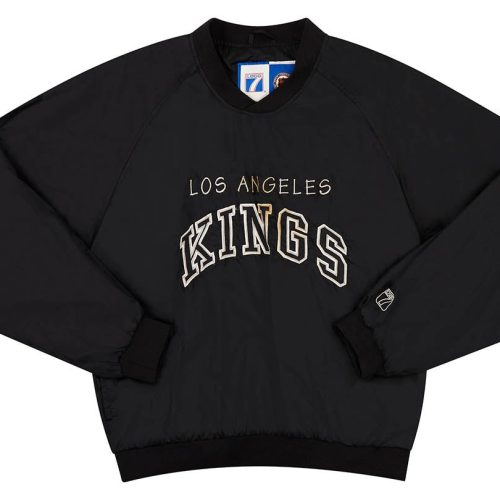 1990's LA KINGS LOGO 7 PULLOVER WINDBREAKER JACKET M