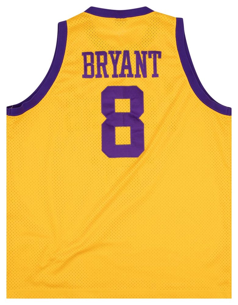 1957 LA LAKERS BRYANT #8 NIKE REWIND SWINGMAN JERSEY (HOME) 3XL 2 LALHCC10Back