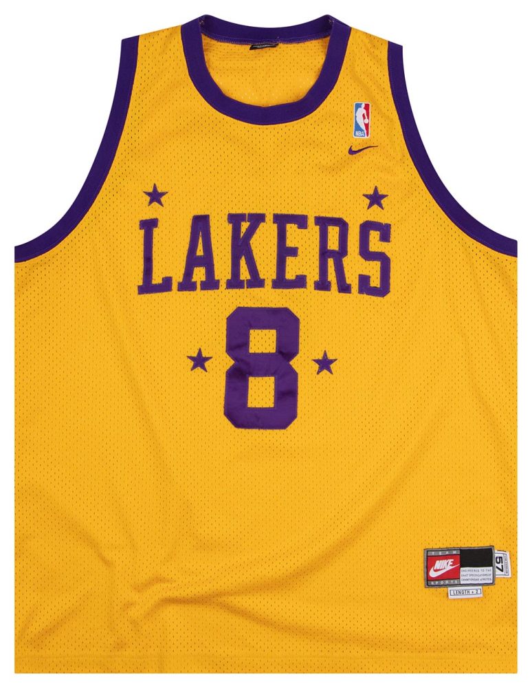 1957 LA LAKERS BRYANT #8 NIKE REWIND SWINGMAN JERSEY (HOME) 3XL 1 LALHCC10Front