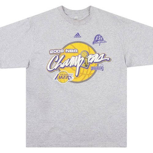 2009 LA LAKERS NBA CHAMPIONS ADIDAS TEE M