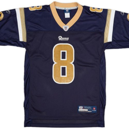 2010-11 ST. LOUIS RAMS BRADFORD #8 REEBOK ON FIELD JERSEY (HOME) M
