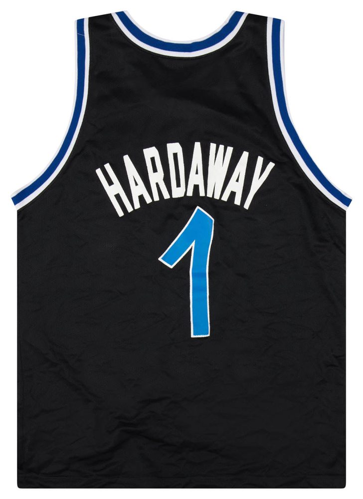 1993-94 ORLANDO MAGIC HARDAWAY #1 CHAMPION JERSEY (AWAY) L 2 MAGA9305Back