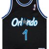 1993-94 ORLANDO MAGIC HARDAWAY #1 CHAMPION JERSEY (AWAY) L 8 MAGA9305Front