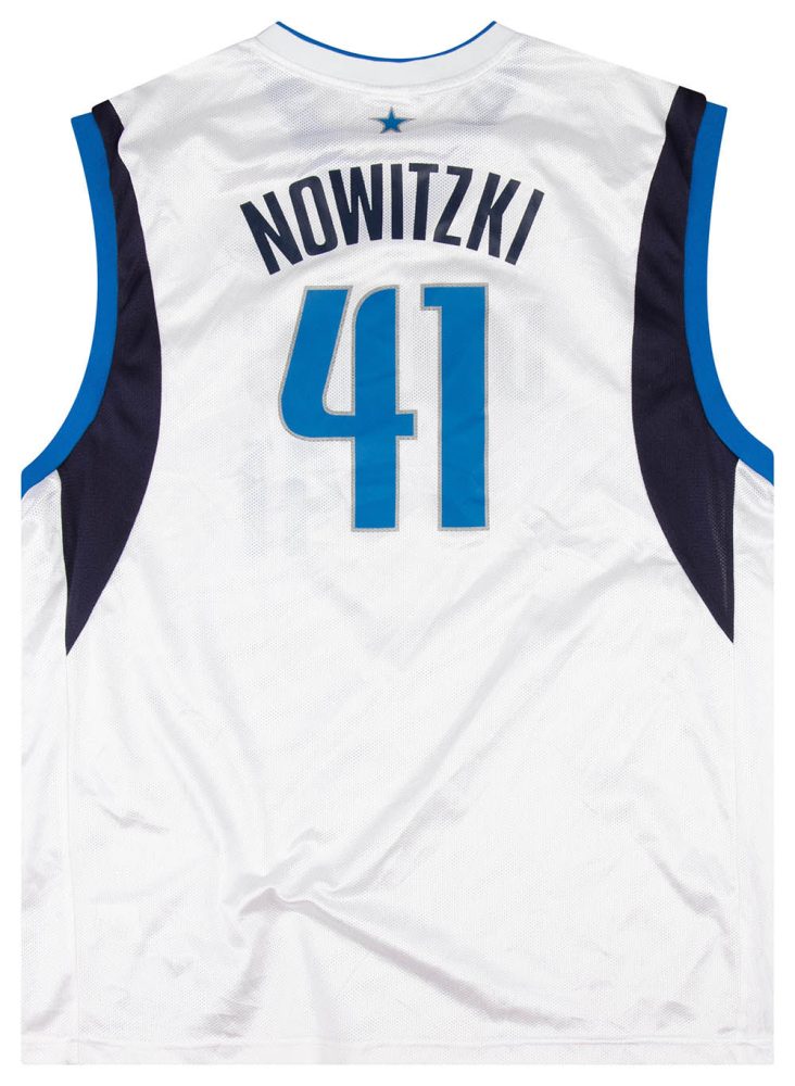 2002-06 DALLAS MAVERICKS NOWITZKI #41 REEBOK JERSEY (HOME) XL 2 MAVH0204Back
