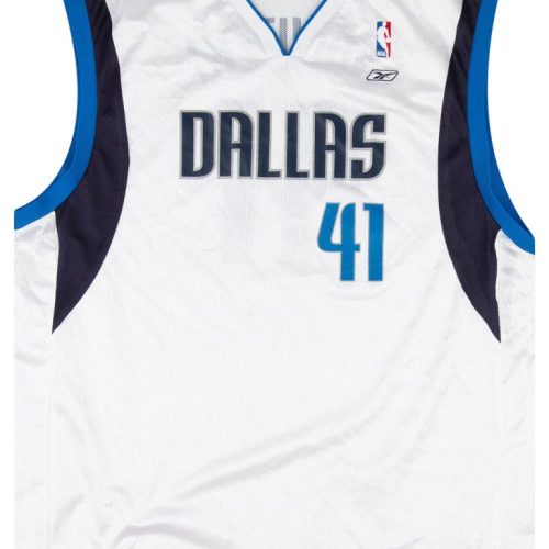 2002-06 DALLAS MAVERICKS NOWITZKI #41 REEBOK JERSEY (HOME) XL