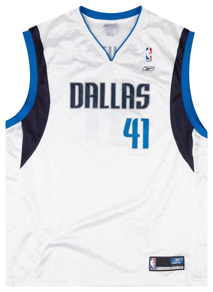 2002-06 DALLAS MAVERICKS NOWITZKI #41 REEBOK JERSEY (HOME) XL 1 MAVH0204Front