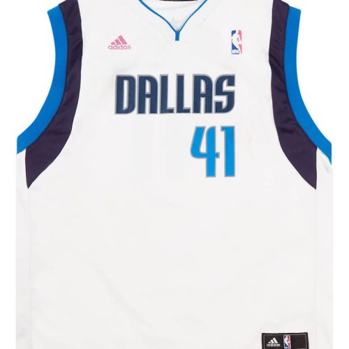 2010-14 DALLAS MAVERICKS NOWITZKI #41 ADIDAS JERSEY (HOME) Y