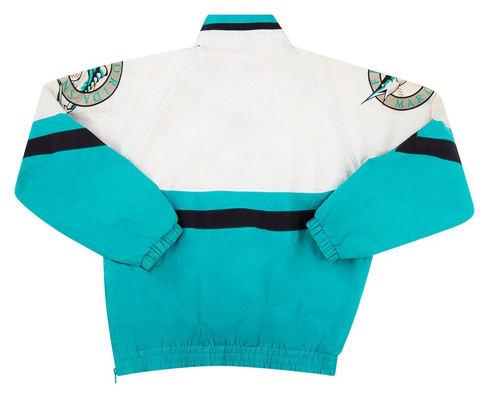 1990's FLORIDA MARLINS STARTER 1/2 ZIP WINDBREAKER JACKET M 2 MLNJ9002Back