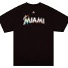 2014-15 MIAMI MARLINS BOUR #48 MAJESTIC TEE XL 4 MLNTS1401Front