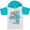 1994 FLORIDA MARLINS HOODED GRAPHIC TEE Y 2 MLNTS9401Front