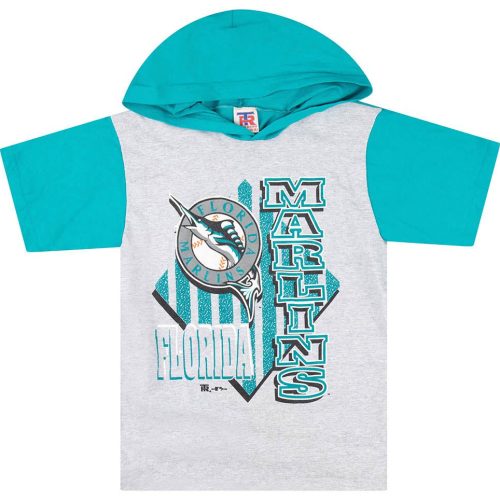 1994 FLORIDA MARLINS HOODED GRAPHIC TEE Y