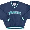 1990's SEATTLE MARINERS STARTER PULLOVER JACKET L 5 MRNJ9001Front