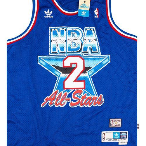 1993 NBA ALL-STAR GAME JOHNSON #2 ADIDAS HARDWOOD CLASSICS SWINGMAN JERSEY L - W/TAGS