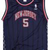 2002-06 NEW JERSEY NETS KIDD #5 REEBOK JERSEY (AWAY) Y 5 NETA0204Front