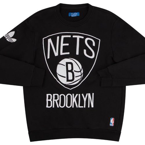 2013 BROOKLYN NETS ADIDAS ORIGINALS SWEAT TOP M