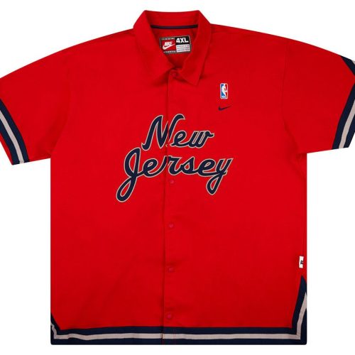 1977 NEW JERSEY NETS NIKE REWIND WARM-UP JERSEY 4XL