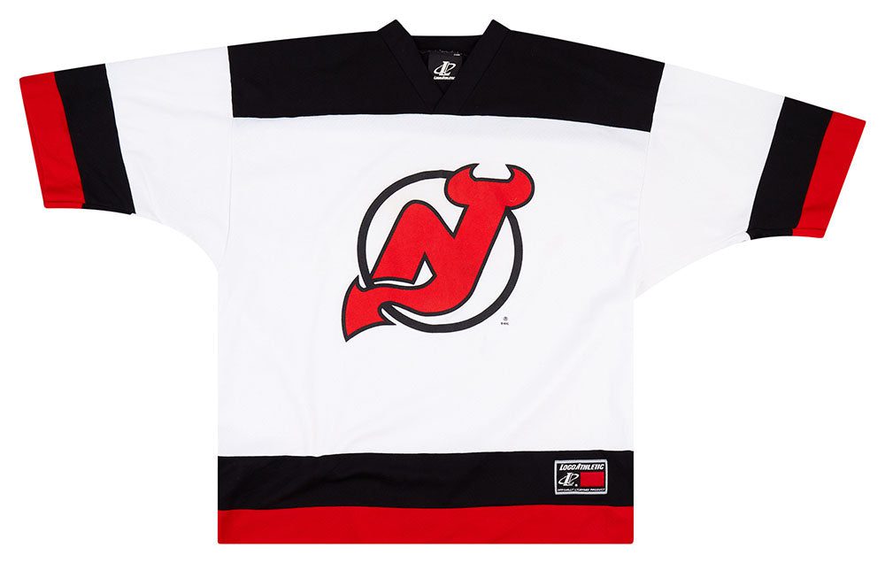 1990's NEW JERSEY DEVILS LOGO ATHLETIC JERSEY (HOME) XL 1 NJDH9001Front