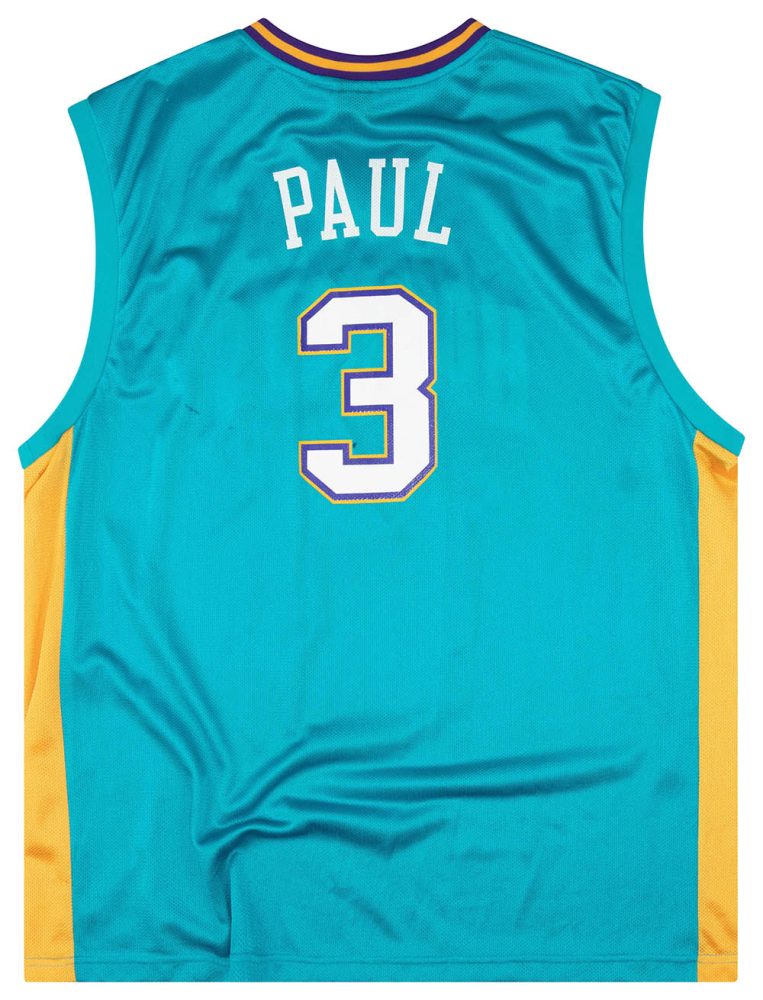 2005-06 NEW ORLEANS HORNETS PAUL #3 REEBOK JERSEY (AWAY) XXL 2 NOPA0501Back