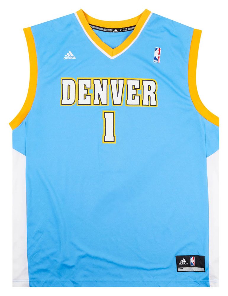 2010-11 DENVER NUGGETS BILLUPS #1 ADIDAS JERSEY (AWAY) XL 1 NUGA1005Front