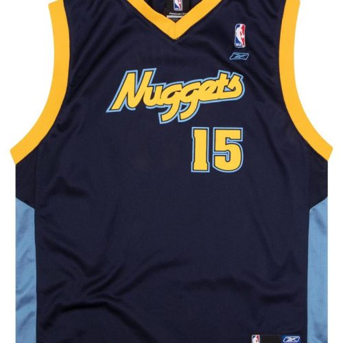 2005-06 DENVER NUGGETS ANTHONY #15 REEBOK JERSEY (ALTERNATE) Y