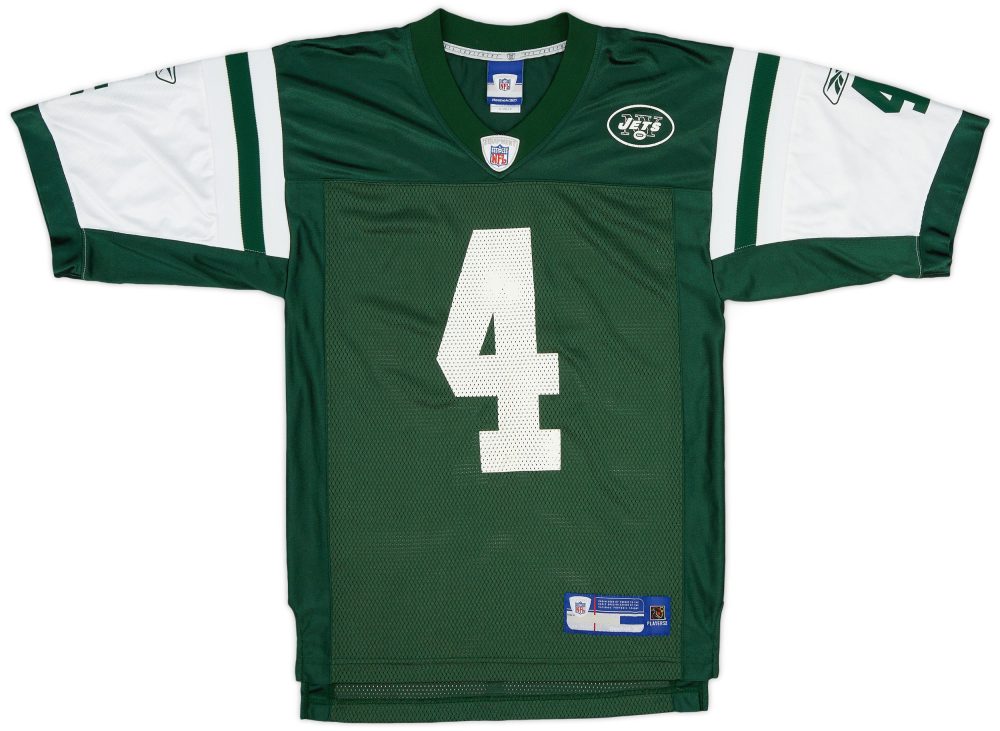 2008 NEW YORK JETS FAVRE #4 REEBOK ON FIELD JERSEY (HOME) S 1 NYJH0820 1