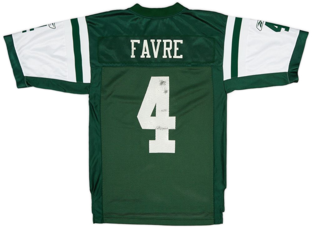 2008 NEW YORK JETS FAVRE #4 REEBOK ON FIELD JERSEY (HOME) S 2 NYJH0820 2