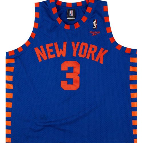 2005-06 NEW YORK KNICKS MARBURY #3 REEBOK HARDWOOD CLASSICS SWINGMAN JERSEY (AWAY) XXL