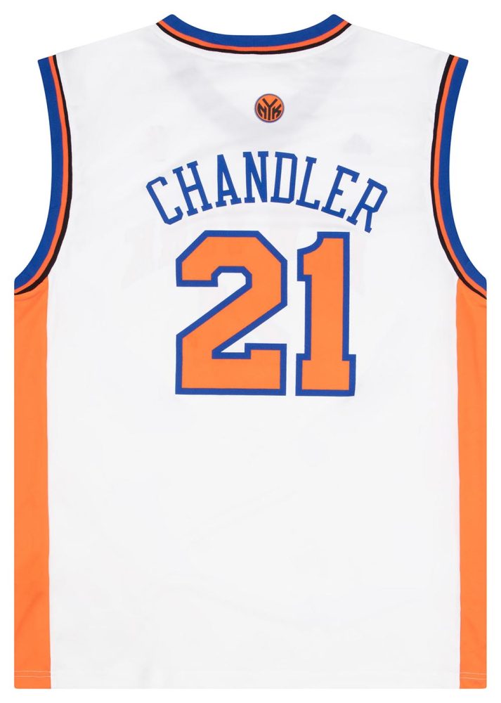2010-11 NEW YORK KNICKS CHANDLER #21 ADIDAS JERSEY (HOME) L 2 NYKH1008Back