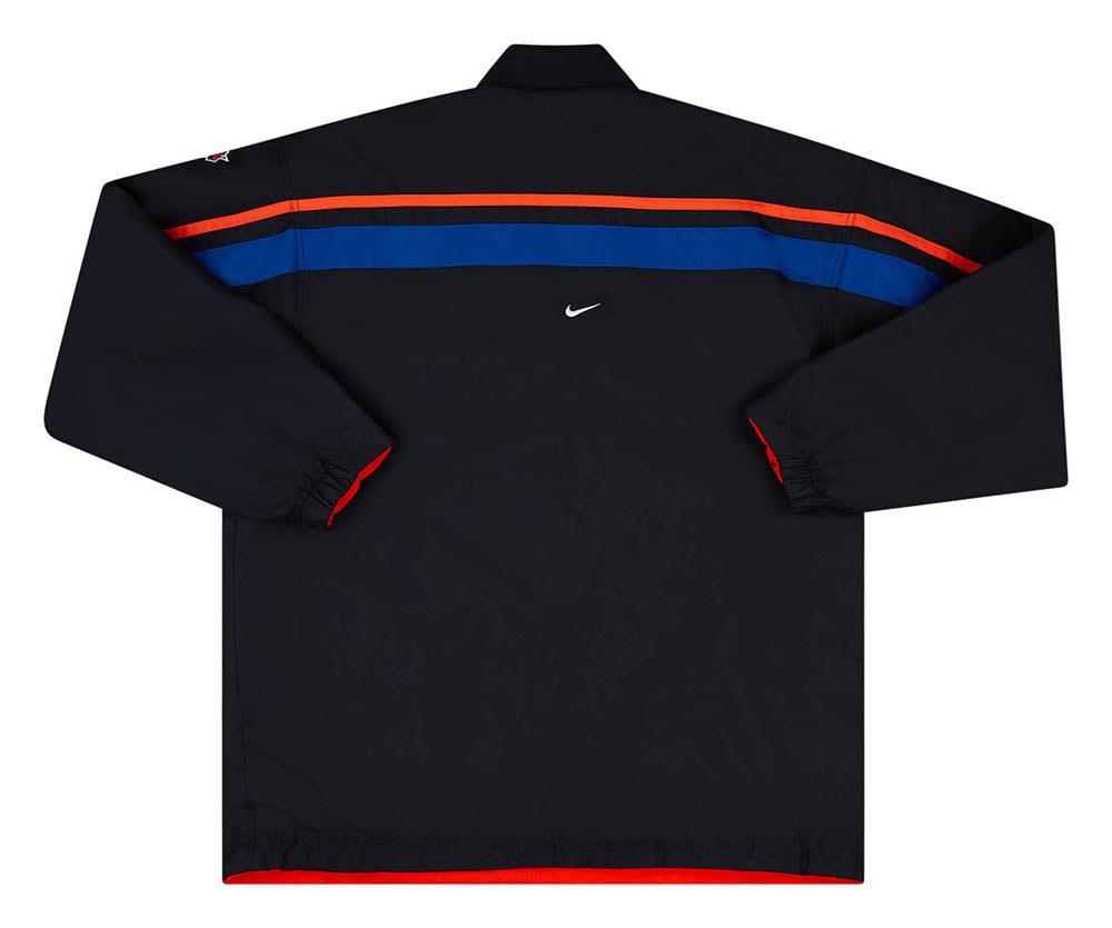 2001 NEW YORK KNICKS NIKE 1/4 ZIP REVERSIBLE JACKET XL 2 NYKJ0101Back