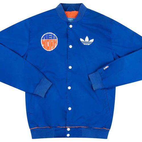 2011-12 NEW YORK KNICKS ADIDAS SATIN JACKET S