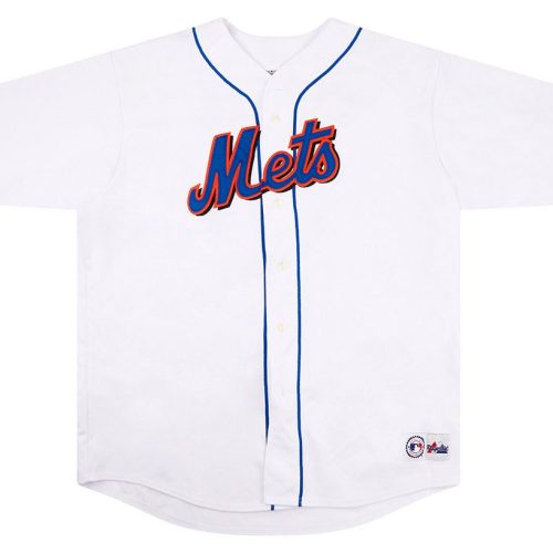 2004-08 NEW YORK METS PIAZZA #31 MAJESTIC JERSEY (HOME) 4XL