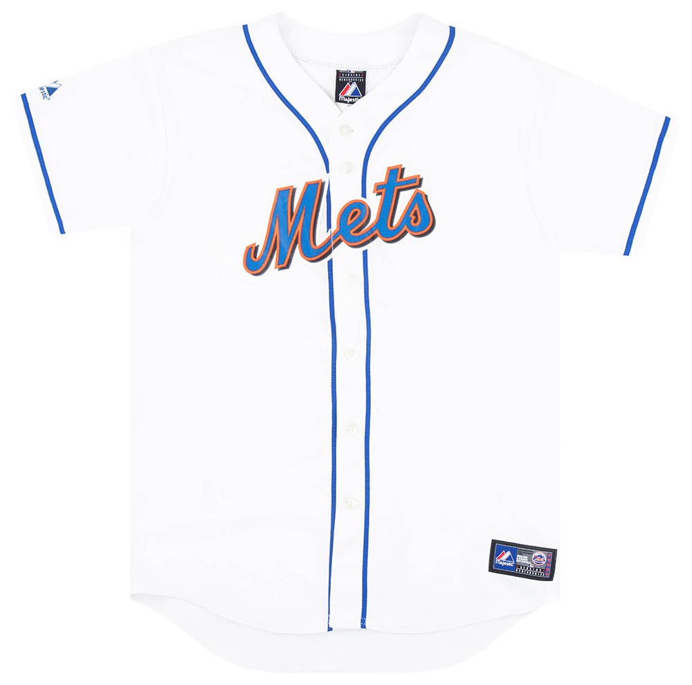 2012 NEW YORK METS SANTANA #57 MAJESTIC JERSEY (HOME) Y 1 NYMH1205Front
