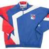 1990's NEW YORK RANGERS STARTER WINDBREAKER JACKET L 3 NYRJ9004Front