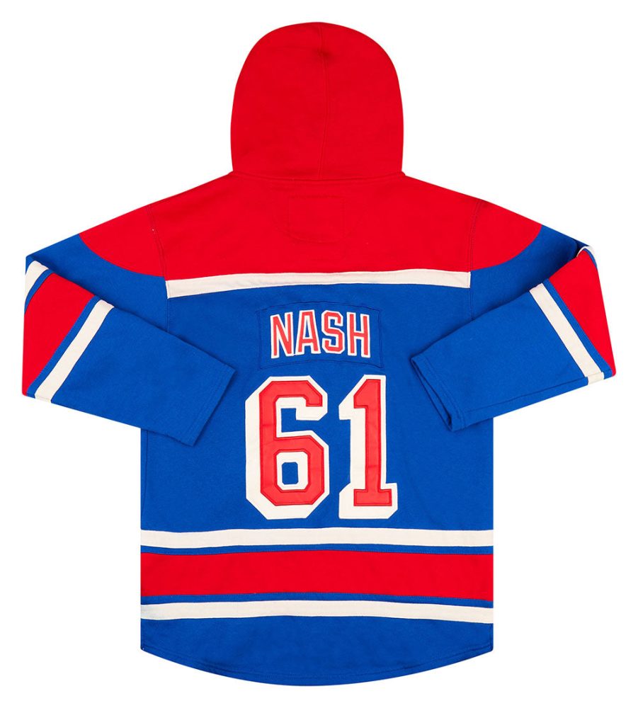 2010's NEW YORK RANGERS NASH #61 OLD TIME HOCKEY JERSEY SWEAT TOP M 2 NYRS1002Back