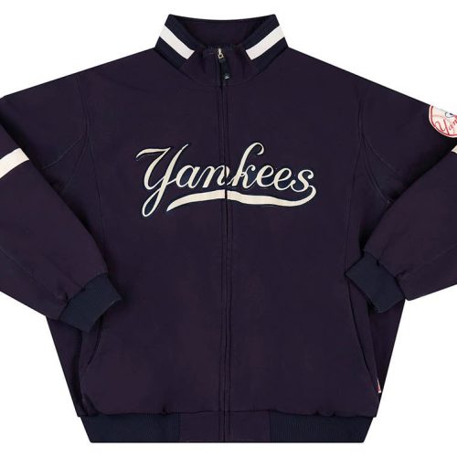 2009 NEW YORK YANKEES MAJESTIC THERMA BASE JACKET 3XL