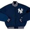 1990's NEW YORK YANKEES STARTER SATIN VARSITY JACKET XL 5 NYYJ9016Front 1