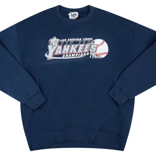 1999 NEW YORK YANKEES AL CHAMPIONS LEE SPORT SWEAT TOP XL